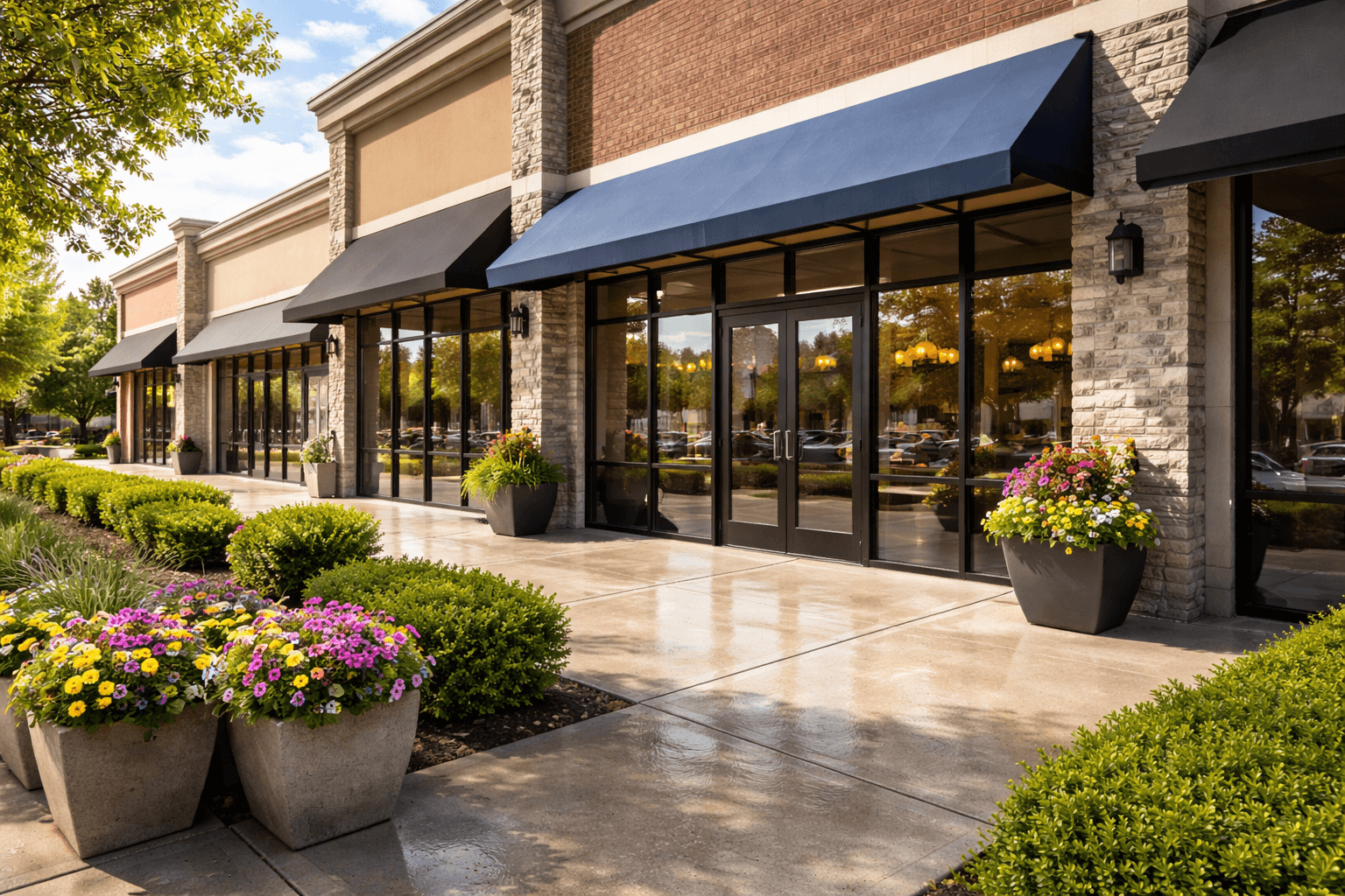 Storefront Entry & Sidewalk Cleaning